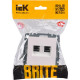 Розетка с/у компьютерная 2xRJ45, IP20, IEK BRITE [BR-K20-1-K36] жемчуг