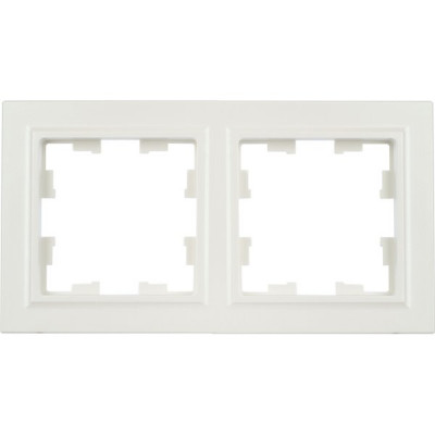Рамка 2п, IP20, IEK BRITE [BR-M22-K36] жемчуг