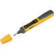 Отвертка индикаторная 140мм, до 250 В, шлицевая, Uniel [UVT-E25 140/1000V YELLOW-GREY]