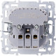 Розетка с/у 2P+E 16A, IP20, USB+Type-C, Smartbuy Капелла [SBE-09b-16-S1-USB] черный soft touch