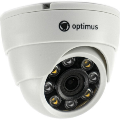 Камера IP Optimus купол 2MP[2.8мм]; 89°; ИК+LED[20м]; PoE; IP20 [IP-E022.1(2.8)PL_v1]