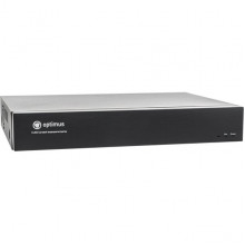 Видеорегистратор IP 16IP[8MP] Optimus; 8PoE[100Mbps]; HDD[14Tb]; 255x215x42мм [NVR-5161-8P v1]