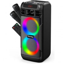 Колонка SmartBuy MEGA BOOM 2, BT, MP3, FM-радио, 2 микрофона, ПДУ, 50 Вт [SBS-5600]
