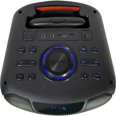 Колонки SmartBuy W1, BT, MP3, FM-радио, 2 беспр.микроф., ПДУ, LED-свет, 100 Вт [SBS-5210]