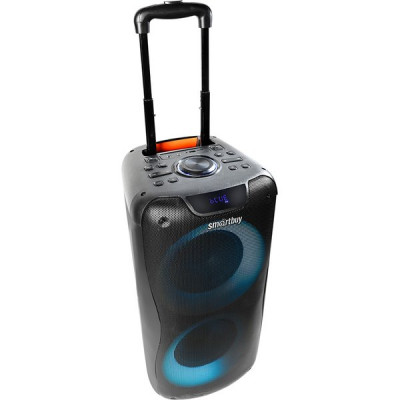 Колонки SmartBuy W1, BT, MP3, FM-радио, 2 беспр.микроф., ПДУ, LED-свет, 100 Вт [SBS-5210]