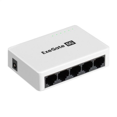 Коммутатор ExeGate EDES-1005C 5port 100/100TX неуправляемый компактное исполнение [298685]