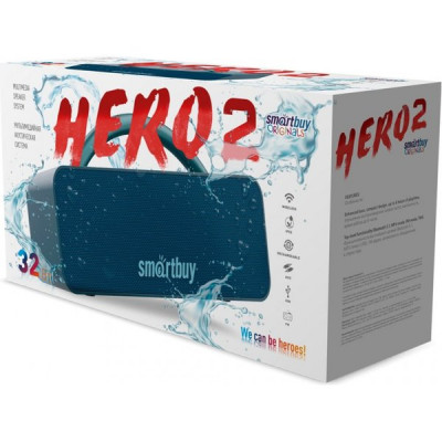 Колонка SmartBuy HERO 2, BT, MP3-плеер, FM-радио, 32 Вт [SBS-5620]