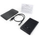 Бокс HDD 2.5'' Gembird, пластик корпус, USB 3.0 - SATA, черный, [EE2-U3S-30P]