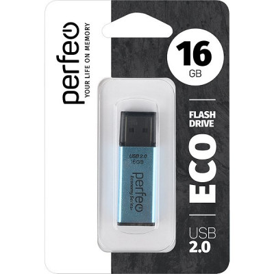 Накопитель USB Flash 16Gb Perfeo E03 Blue