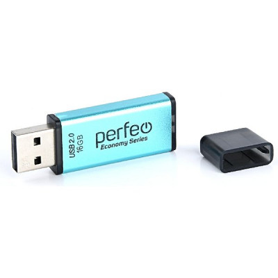 Накопитель USB Flash 16Gb Perfeo E03 Green