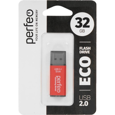 Накопитель USB Flash 32Gb Perfeo E03 Red