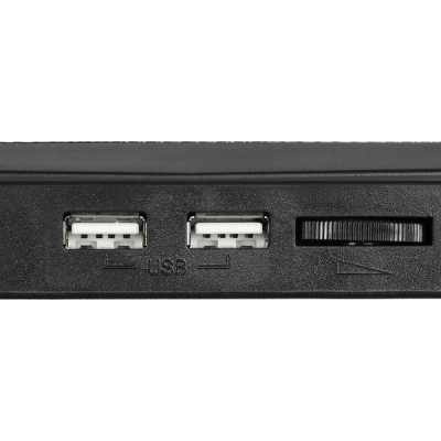 Подставка для ноутбука Jet.A PANTEON CP-178 RGB Black с активным охлаждением