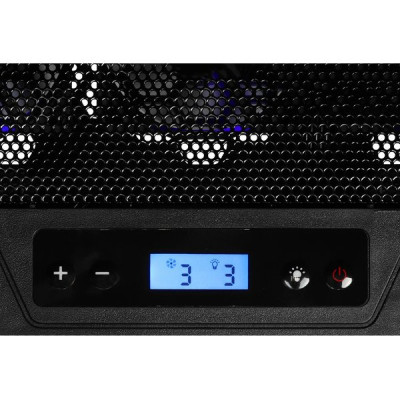 Подставка для ноутбука Jet.A PANTEON CP-179L RGB Black с активным охлаждением