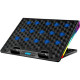 Подставка для ноутбука Jet.A PANTEON CP-179L RGB Black с активным охлаждением