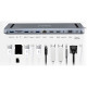 Переходник USB Type-C - 2xUSB3.1, PD87, Jack3.5, SD/TF, 2xHDMI, RJ45, VGA, USB2.0, Gembird [UHB-D6]