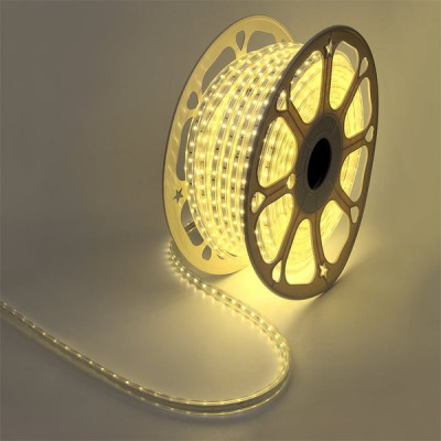Лента LED 220В SMD2835  60/м, IP67, 4.4Вт/м, 4500K, 6*12мм рез 20см, бух50м, цена 1м, GL NW [504819]
