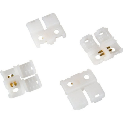 Коннектор для ленты 220В SMD2835, 15мм средний, GL NW [G-2835-M-IP20-NW]