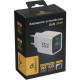 Зарядное устройство Cablexpert, 35Вт GaN, QC4.0/PD3.0, 1хUSB, 1хType-C [MP3A-PC-52] белый