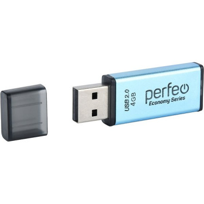 Накопитель USB Flash 4Gb Perfeo E03 Blue