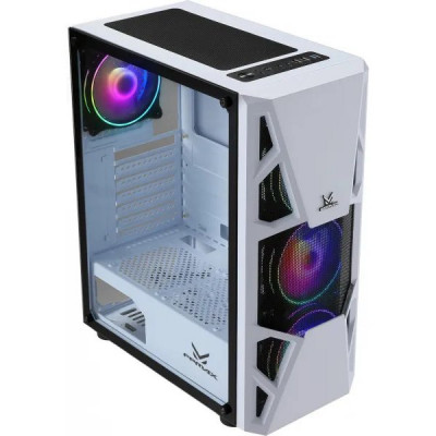 Корпус без БП Formula CL-3303W RGB ATX 6x120mm 2xUSB2.0 1xUSB3.0 белый