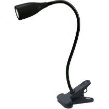 Светильник настольный LED  4W, 4000K, 380Лм, мех., прищепка, Uniel [ULM-D501 4W/4000K BLACK] черный