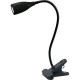 Светильник настольный LED  4W, 4000K, 380Лм, мех., прищепка, Uniel [ULM-D501 4W/4000K BLACK] черный