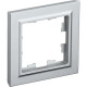 Рамка 1п, IP20, IEK BRITE [BR-M12-K47] алюминий