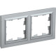 Рамка 2п, IP20, IEK BRITE [BR-M22-K47] алюминий