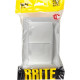 Розетка с/у 2x2P+E 16A, IP20, в сборе, со шторками и крышкой, IEK BRITE [BR-R26-16-44-K47-F] алюмини