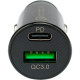 Зарядное устройство автомобильное Cablexpert, 20Вт, 3А, QC3.0/PD, 1хUSB, 1хType-C [MP3A-UC-CAR23]
