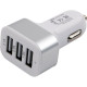 Зарядное устройство автомобильное Cablexpert, 25.5Вт, 5.1A, 3хUSB [MP3A-UC-CAR17] белый