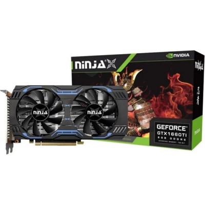 Видеокарта GF GTX1660Ti 6Gb GDDR6 192bit 1500/12000 DVI/HDMI/DP PCI-E Sinotex [NK166TI66F]