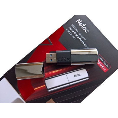 Накопитель USB Flash 1Tb Netac US2 [NT03US2N-001T-32SL], USB 3.2 Gen 2