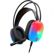 Гарнитура SmartBuy VAULT, 50мм динамики, RGB-подсветка, рег.громкости, черная [SBHG-9770]