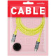 Кабель Type-C - Lightning, 1.0м, 3A, супертолстый, SmartBuy [IK-12-PDBOLD-YELLOW]