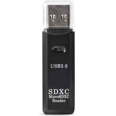 Кард-ридер SmartBuy SBR-750-B, microSD, microSDHC, microSDXC, USB 3.0 черный