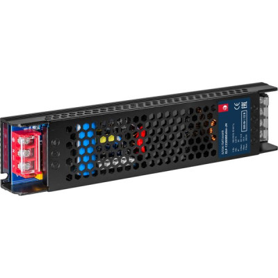 Блок питания 12V 300W, IP20, металл соты PRO, ELF [ELF-12300BEslim-JH] черный