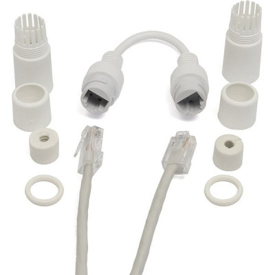 Переходник гнездо RJ-45 - гнездо RJ-45 на кабеле, Amatek AVC-RJ45FW-RJ45FW