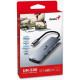 Переходник USB Type-C - 2xUSB3.0+Type-C F+PD+HDMI, Genius [UH-500]