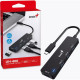 Переходник USB Type-C - 4xUSB3.0, Genius [UH-400]