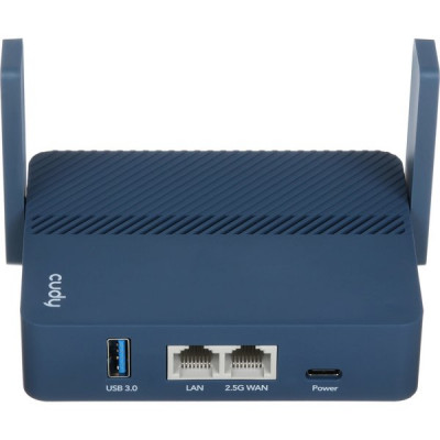Маршрутизатор Cudy TR3000 с поддержкой VPN AX3000 10/100/1000/2500BASE-T синий