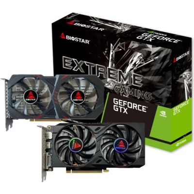 Видеокарта GF GTX1660Ti 6Gb GDDR6 192bit 1500/12000 DVI/HDMI/DP PCI-E Biostar [VN1666TF69]
