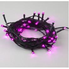 Гирлянда Нить  5м, темная, 50LED, РОЗОВЫЙ, Uniel [ULD-S0500-050/DGA PINK IP20]