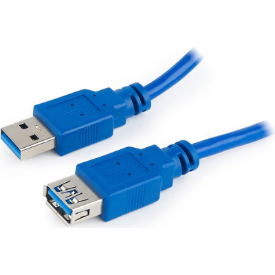 Кабель USB3.0 AM - AF удлинитель, 1.8м, Cablexpert [CCP-USB3-AMAF-6] синий