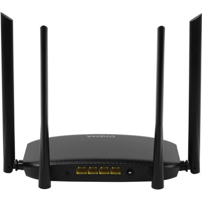 Маршрутизатор Digma DWR-AC1201 AC1200 10/100BASE-TX черный