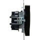 Розетка с/у 2P 10A, IP20, IEK BRITE [BR-R10-10-K02] черный