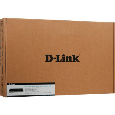 Коммутатор D-Link DGS-1210-52/F3A WebSmart с 48 портами 1000Base-T и 4 комбо-портами 1000Base-T/SFP