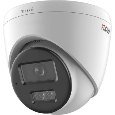 Камера IP iFLOW купол 2MP[2.8мм] 103°;mic;SD[512];ИК+LED[30м];IP67 [F-IC-1322CM] (аналог DS-I253M)