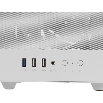 Корпус без БП DEFENDER RaptorX белый,ATX,4fans,switch&M/BSync [25123]