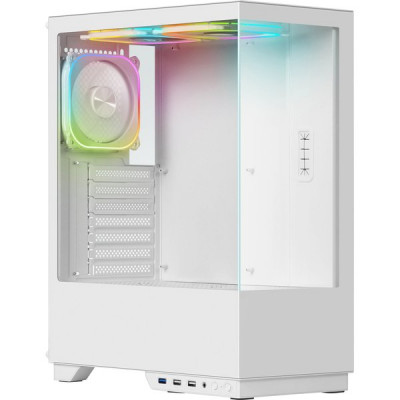 Корпус без БП DEFENDER HyperHub белый,ATX,3fans,switch&M/BSync [25133]